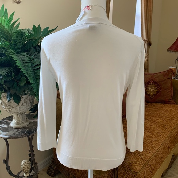 Off white button down cardigan by Evie, Size S - Picture 2 of 4